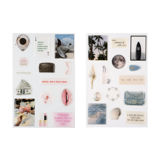 Lucky Girl and Endless Summer Sticker Set Bundle The Dream Académie